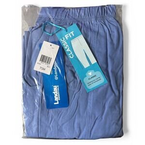 Landau Essentials Scrub Pants TSM Tall Small Ceil Blue Classic Fit NWT 8385